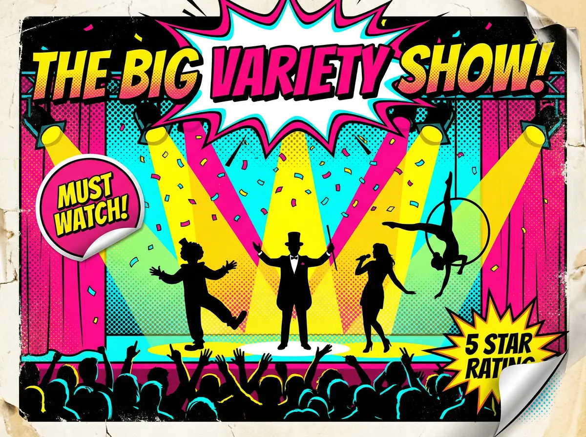 热门 欲望色吧 新节目海报 - 全明星大舞台